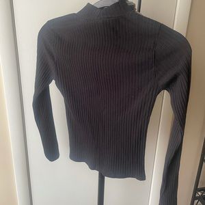 Black turtle neck